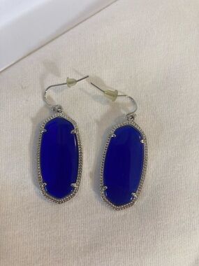 Kendra Scott Blue Dangle Earrings